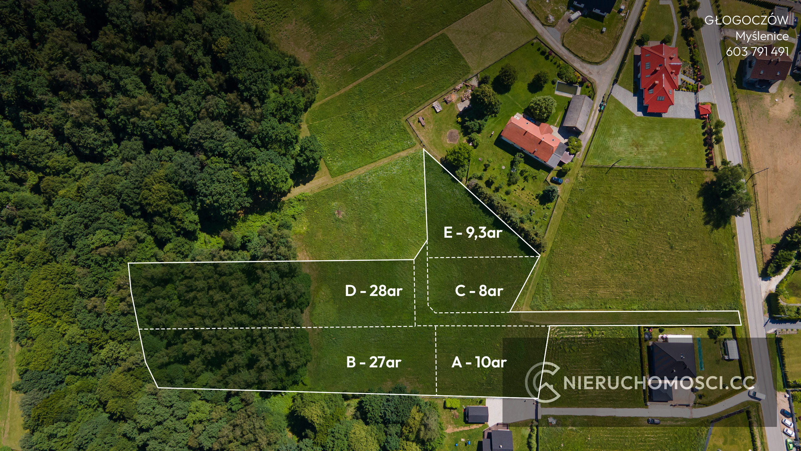 DJI_0402 a Działka 27 ar ! budowlana z własnym lasem ! OKAZJA