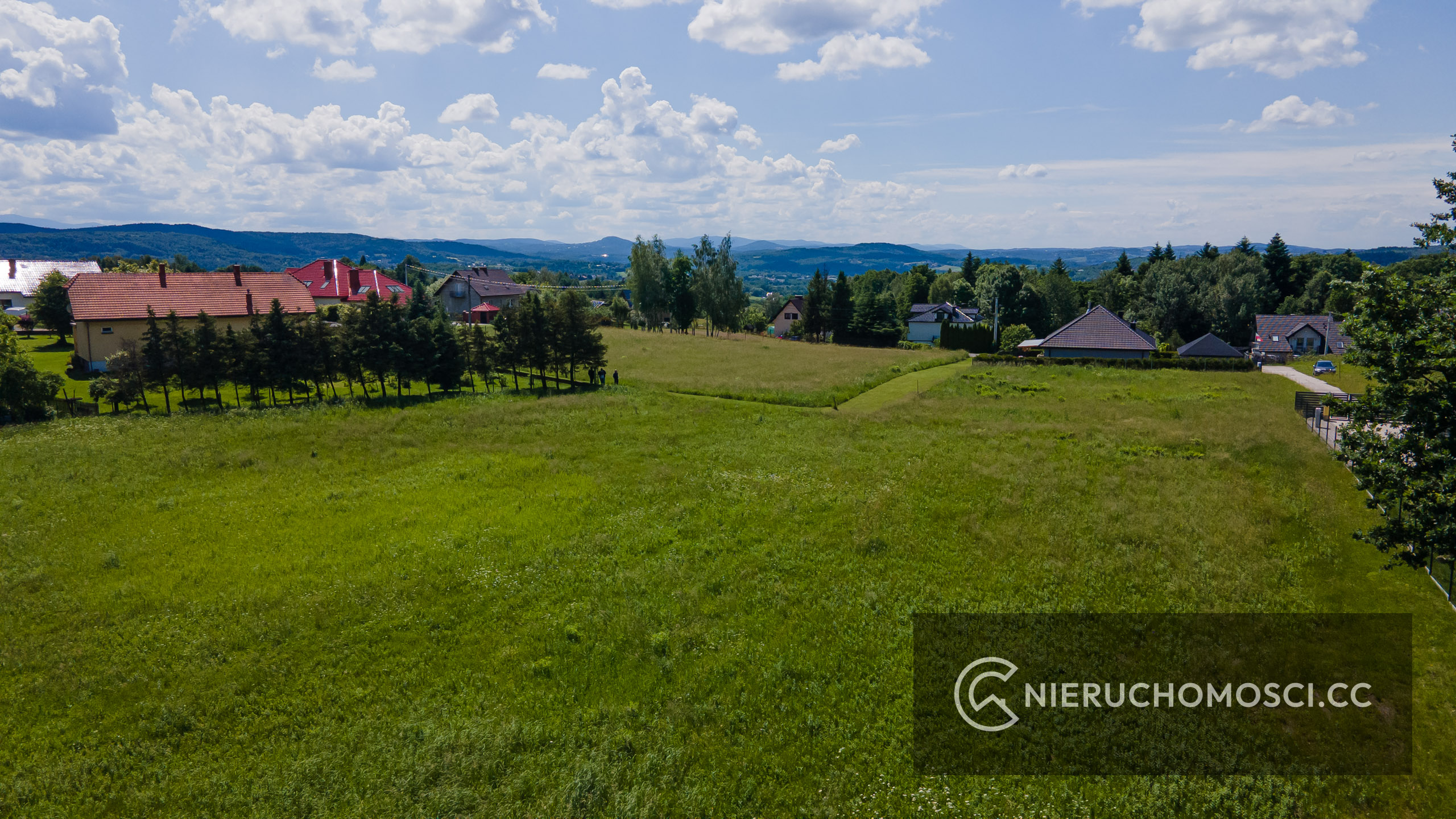 DJI_0419 Działka 90 ar pod Krakowem OKAZJA z własnym lasem !