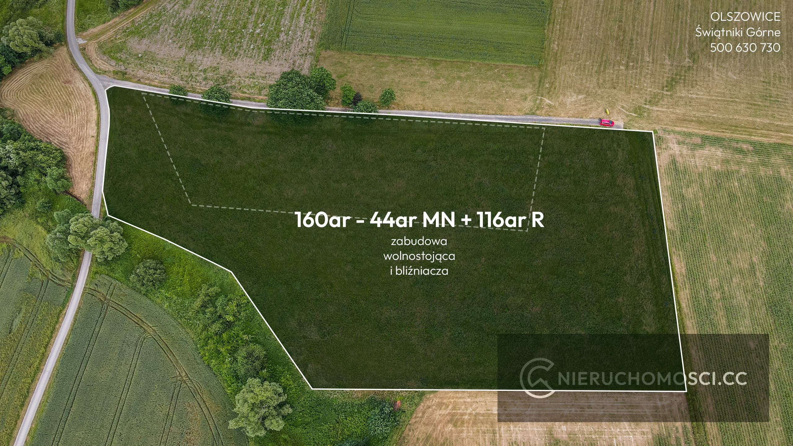 Działka budowlano – rolna 1,6ha pod Krakowem