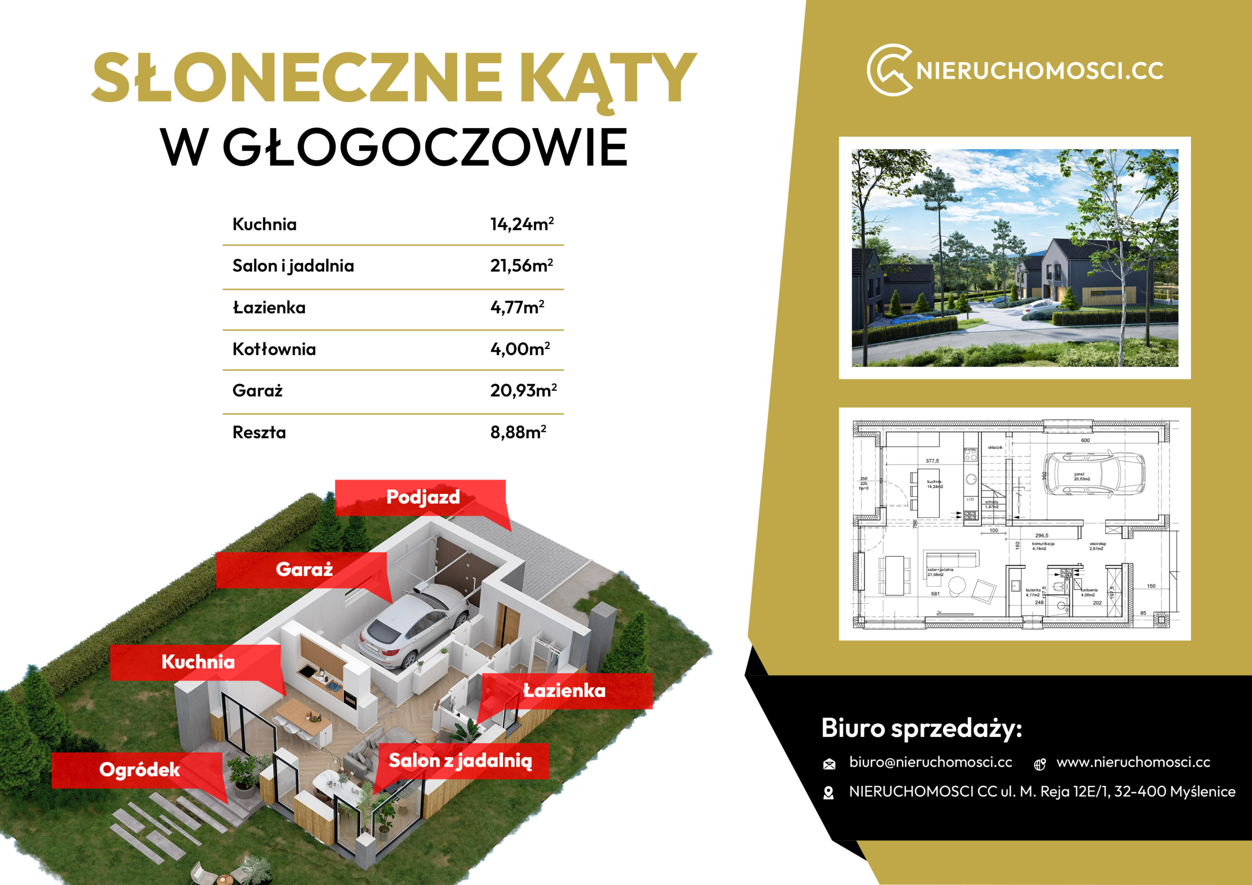 Dom Głogoczów SSO – 160mkw – 2 OSTATNIE- 0%PROWIZJI I PCC