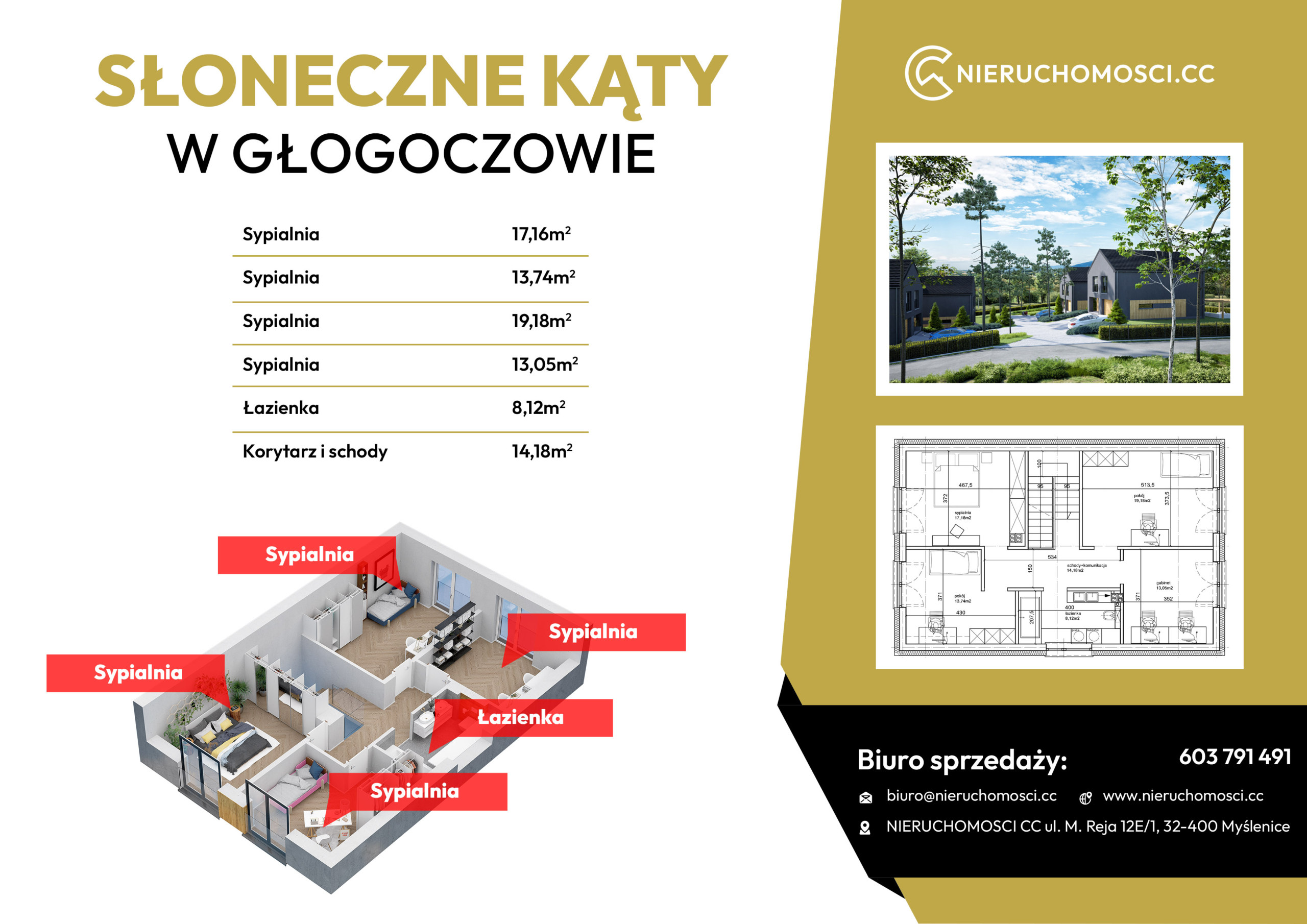 Dom Głogoczów SSO – 160mkw – 2 OSTATNIE- 0%PROWIZJI I PCC